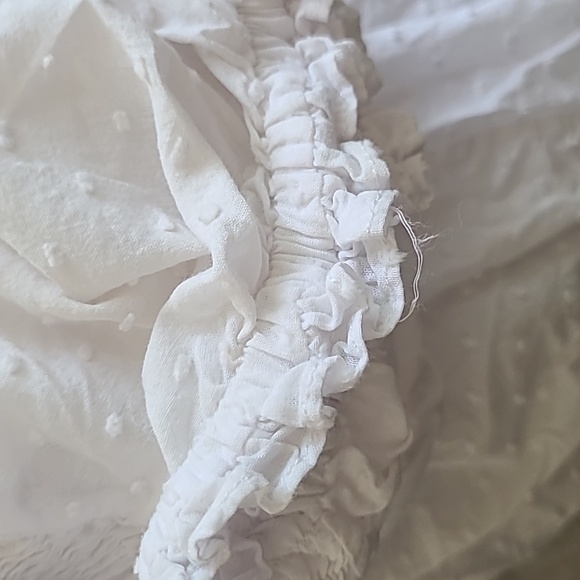 Hill House Athena White Swiss dot nap dress sz Small - Picture 11 of 11